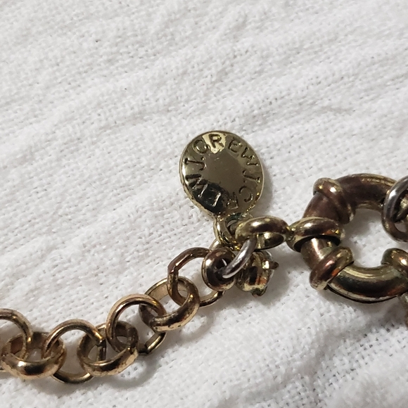 Vintage J. CREW White Flower Bib Statement Piece - Picture 6 of 6